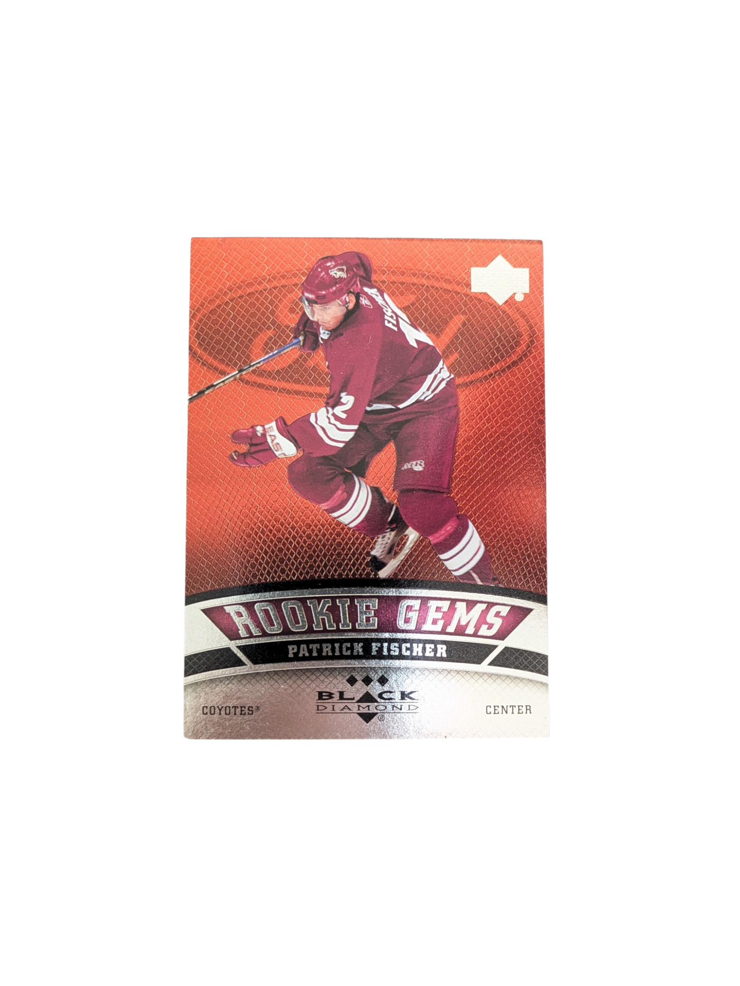 2006-07 Upper Deck Black Diamond Phoenix Coyotes Patrick Fischer #167 /100 card