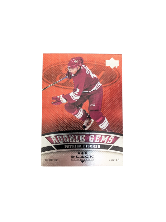 2006-07 Upper Deck Black Diamond Phoenix Coyotes Patrick Fischer #167 /100 card