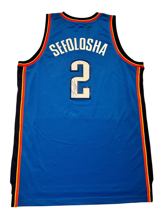 Oklahoma City Thunder Thabo Sefolosha NBA signed Jersey