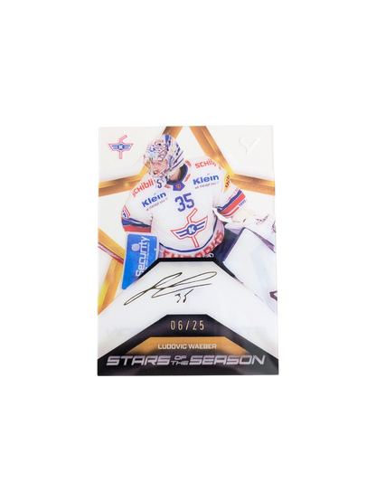 2025 SportZoo National League Kloten Ludovic Waeber Auto 06/25 card