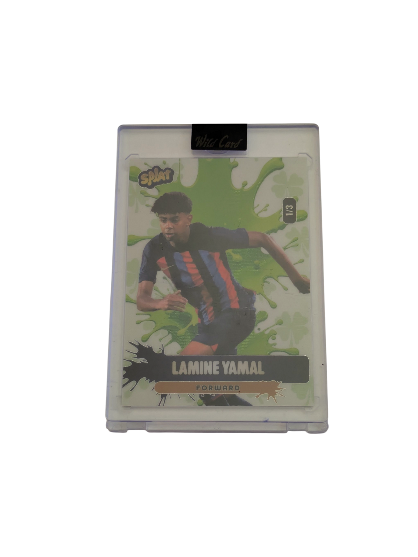 2025 Wild Card Football Splat Lamine Yamal 1/3 card
