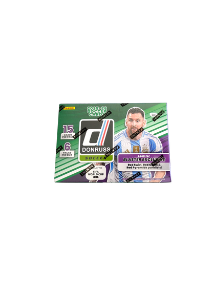 2025-26 Panini Donruss Road to FIFA World Cup Soccer Hobby Blaster Box - Green