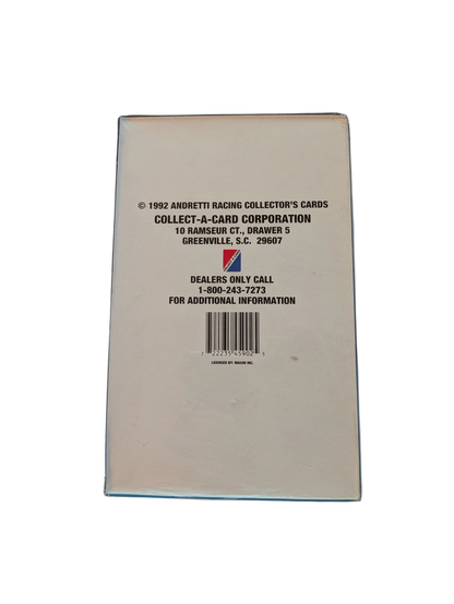 1992 Collect-a-Card Andretti Racing Collector's Cards Hobby Box