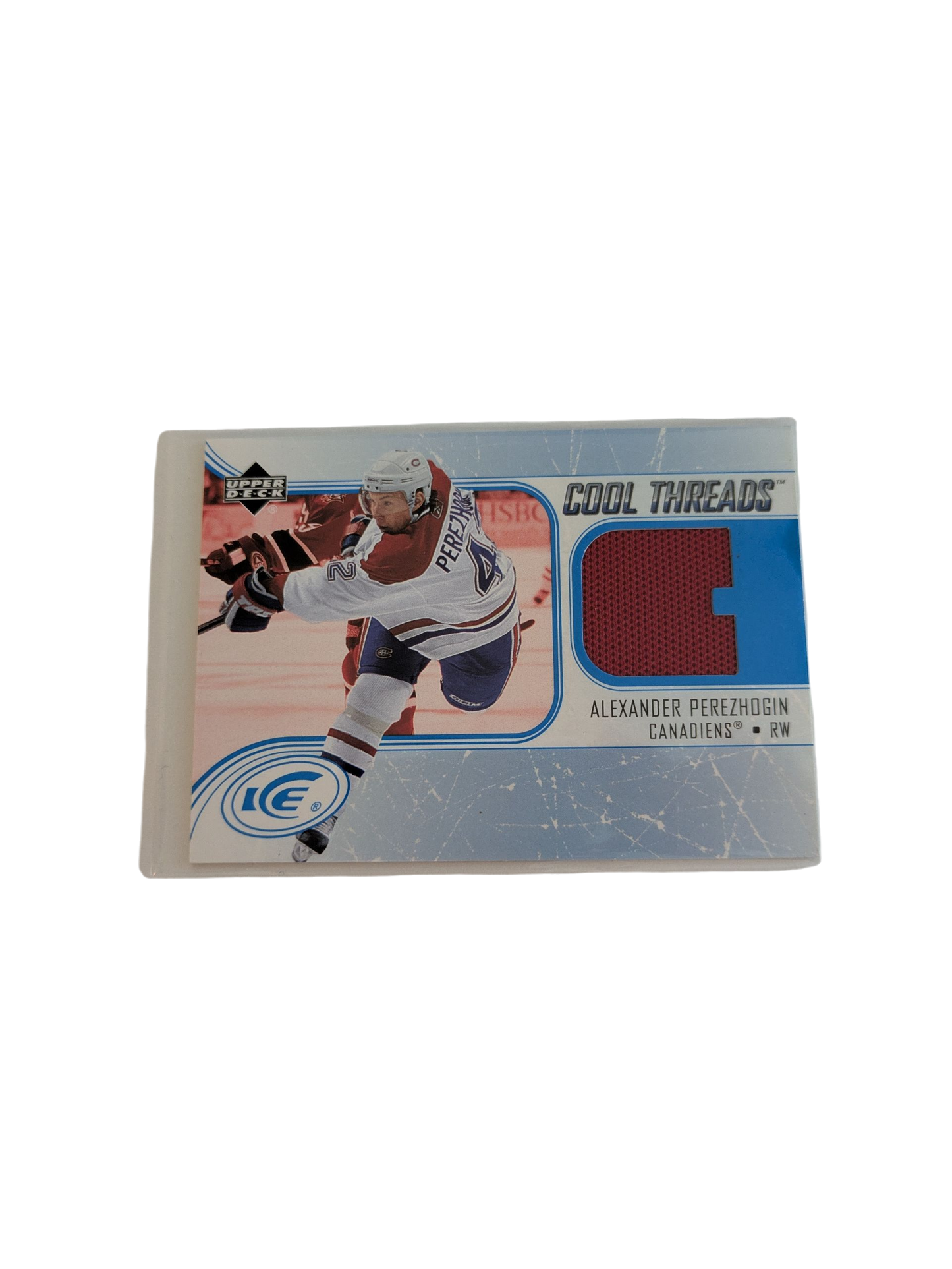 2005 Upper Deck Cool Thread Montreal Canadiens Alexander Perezhogin Patch Card