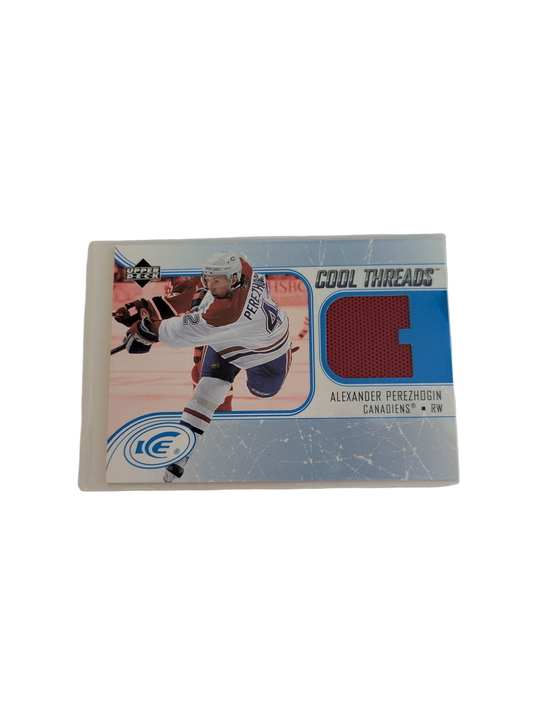 2005 Upper Deck Cool Thread Montreal Canadiens Alexander Perezhogin Patch Card
