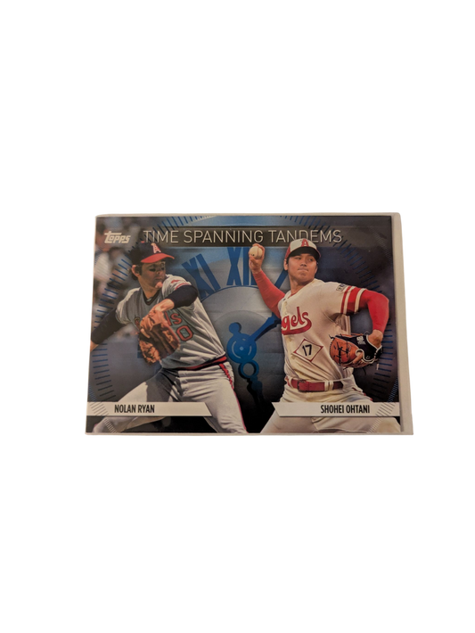 2023 Topps Now Shohei Ohtani v Nolan Ryan Tandems Card