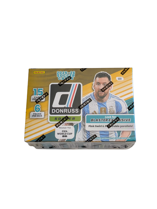 2025-26 Panini Donruss Road to FIFA World Cup Soccer Hobby Blaster Box