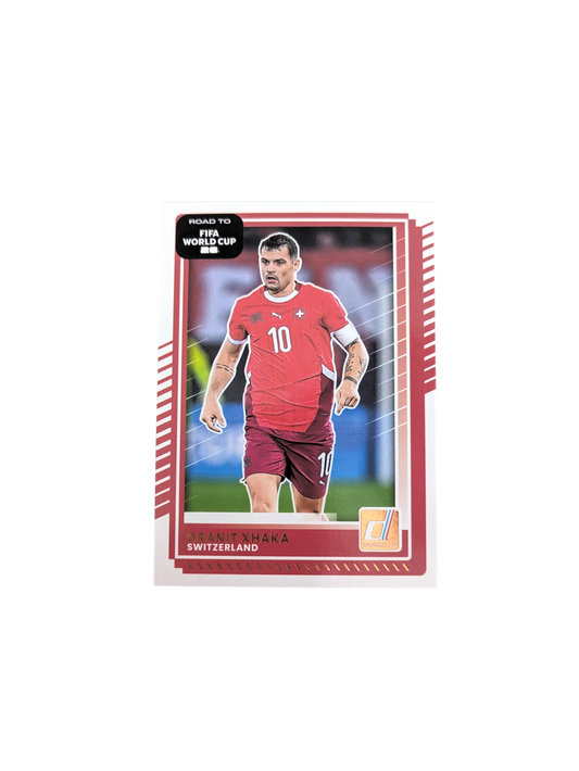 2025-26 Panini Donruss Road to World Cup Switzerland Granit Xhaka #177 card