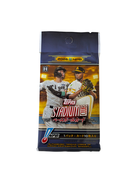 2026 Topps Stadium NPB Japan Pro Baseball Hobby Pack