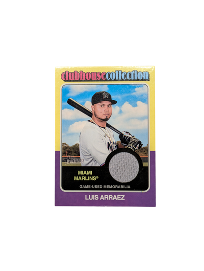 2024 Topps Clubhouse Collection Miami Marlins Luis Arraez Game Worn Patch card