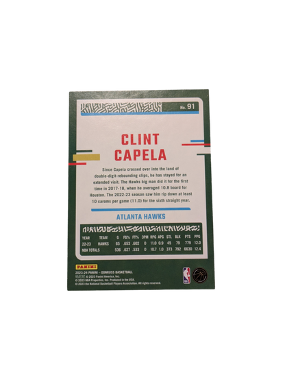 2024 Panini Donruss Atlanta Hawks Clint Capela #91 Green card