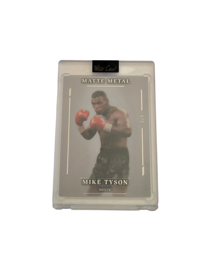 2026 Wild Card Boxing Matte Metal Mike Tyson 2/5 card