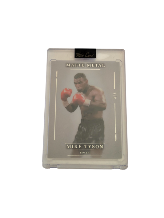 2026 Wild Card Boxing Matte Metal Mike Tyson 2/5 card