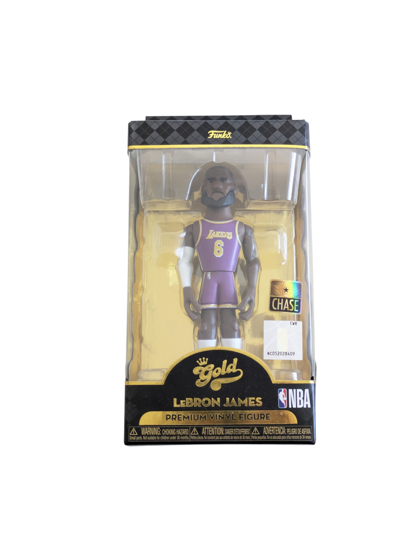 Funko Pop NBA LeBron James Purple Jersey Vinyl Action Figure