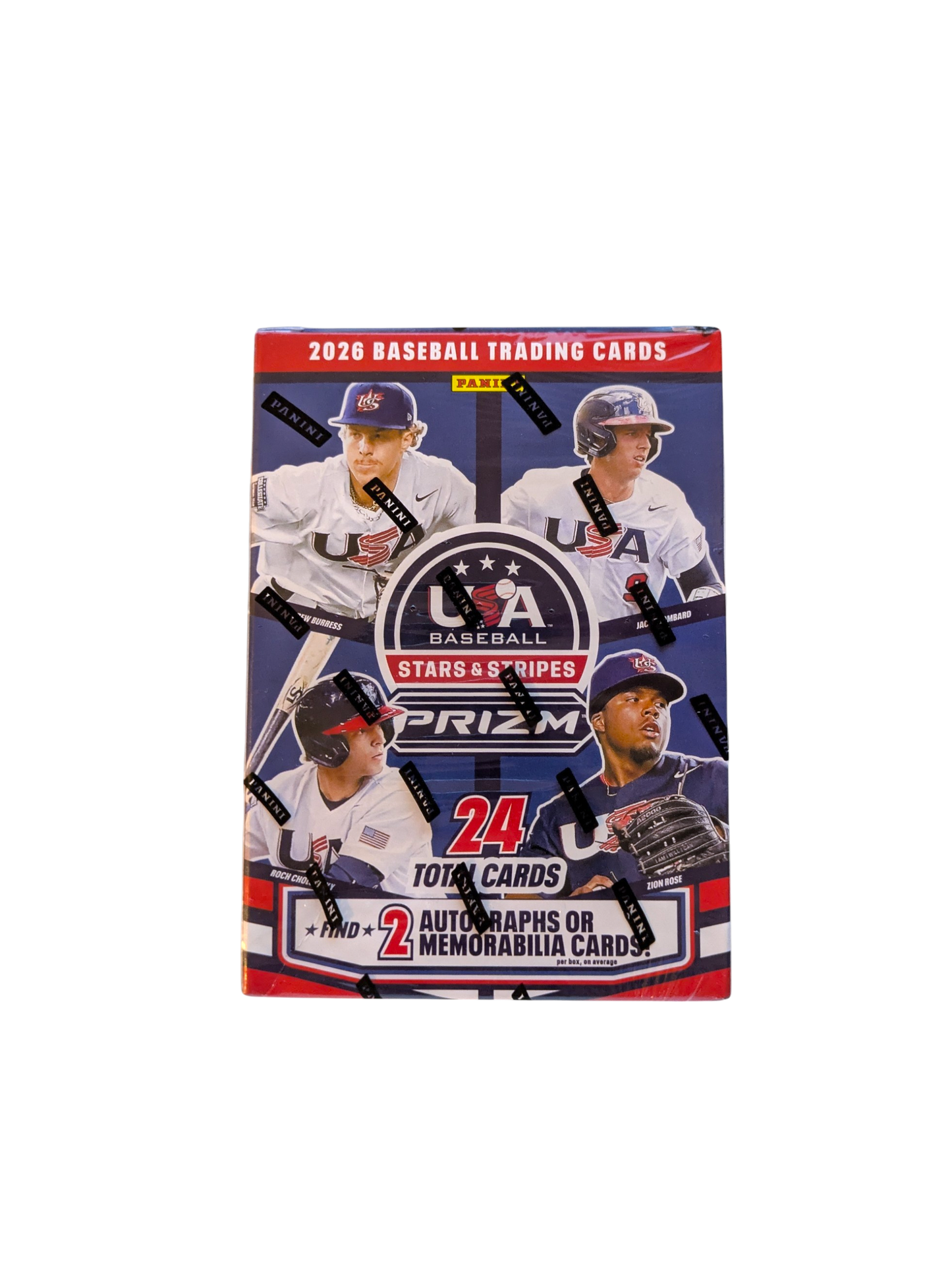 2026 Panini Prizm USA Baseball Stars & Strips Trading Cards Blaster Box