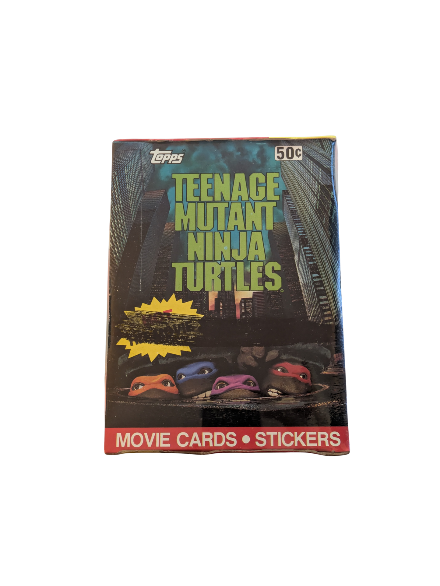 1990 Topps TMNT Movie Teenage Mutant Ninja Turtles Hobby Box