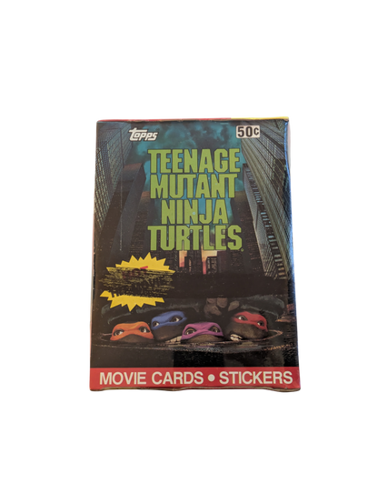 1990 Topps TMNT Movie Teenage Mutant Ninja Turtles Hobby Box