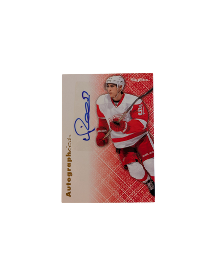 2012-13 Fleer Retro Hockey Detroit Red Wings Valtteri Filppula Auto Card