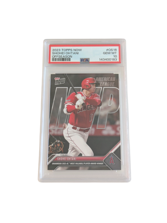 2023 Topps Now Shohei Ohtani MVP PSA Card