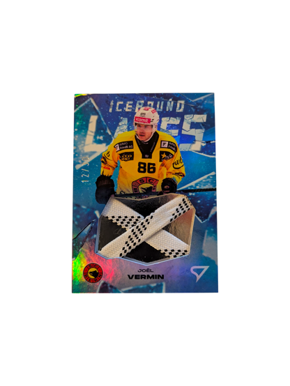2025 SportZoo National League Series 2 EHC Kloten IceBound Laces Sami Niku /30 card
