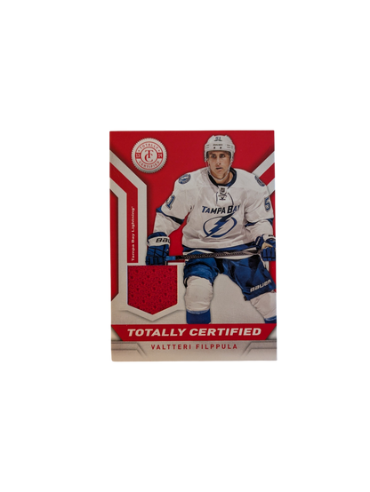 2014 Panini Totally Certified Tampa Bay Lightning Valterri Filppula Patch Card