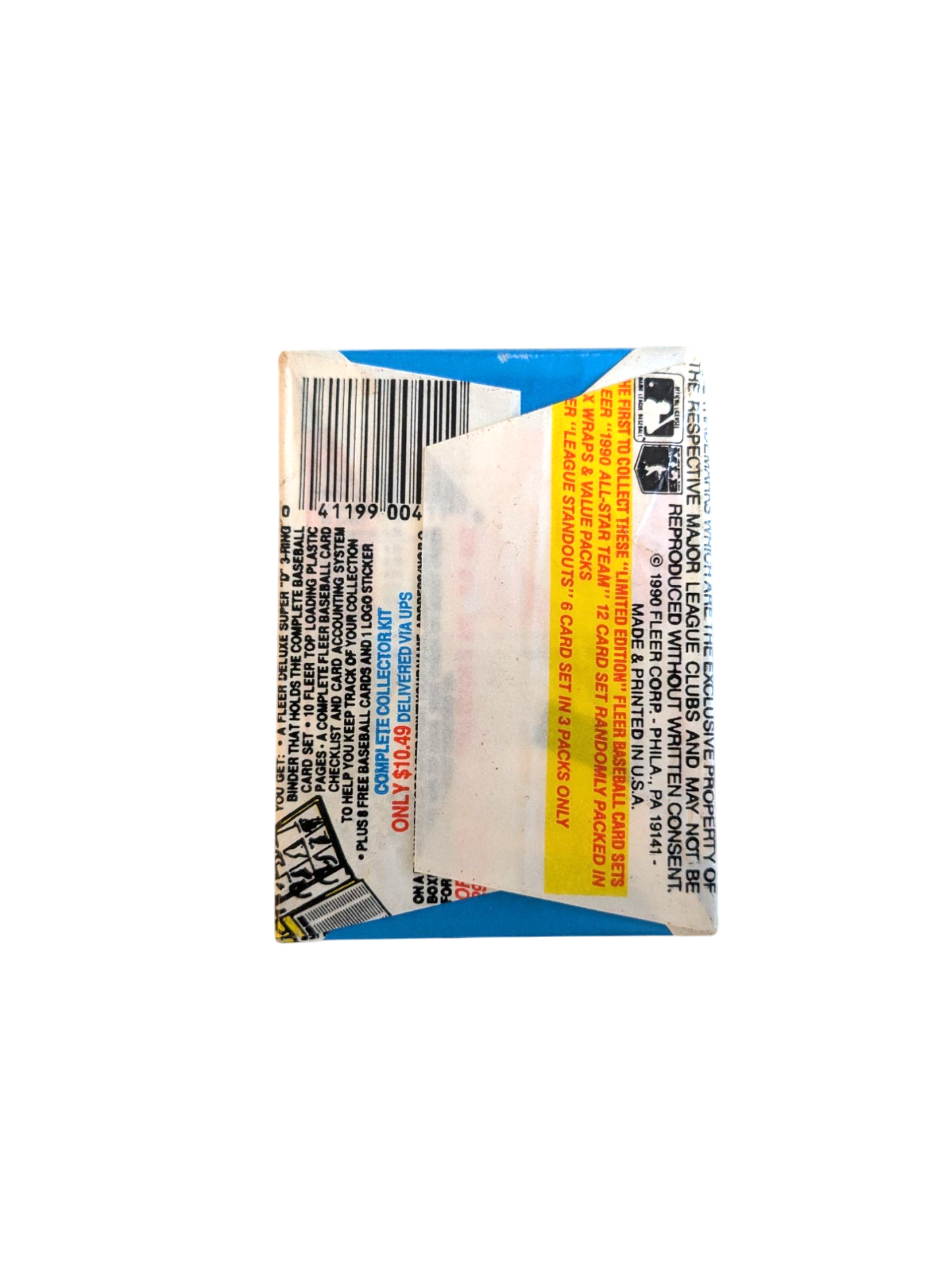 1990 Fleer Anniversary Edition MLB Baseball Pack