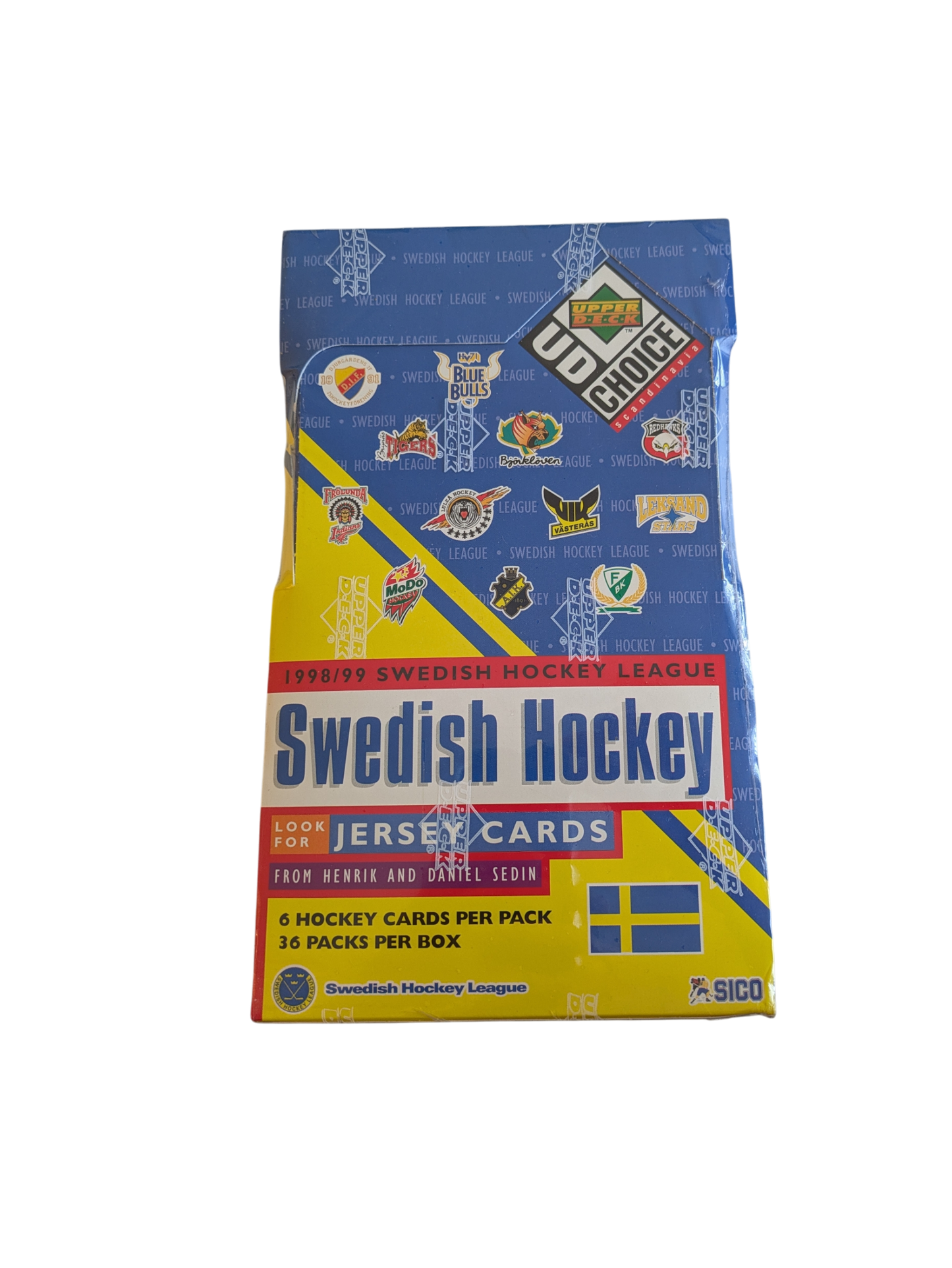 1998 Upper Deck Choice Swedish Hockey League SHL Hobby Box