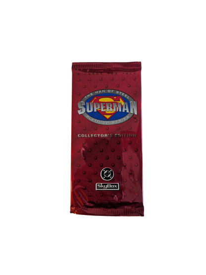 1994 Skybox The Man of Steel Superman Platinum Series Card Pack