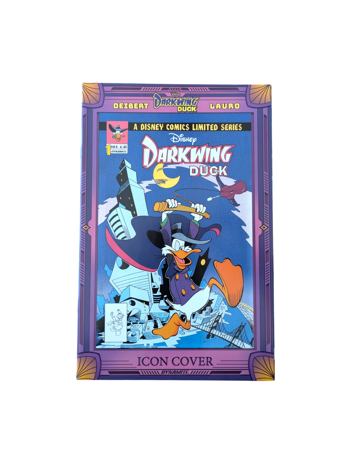 Disney Darkwing Duck Icon Cover Comic Book
