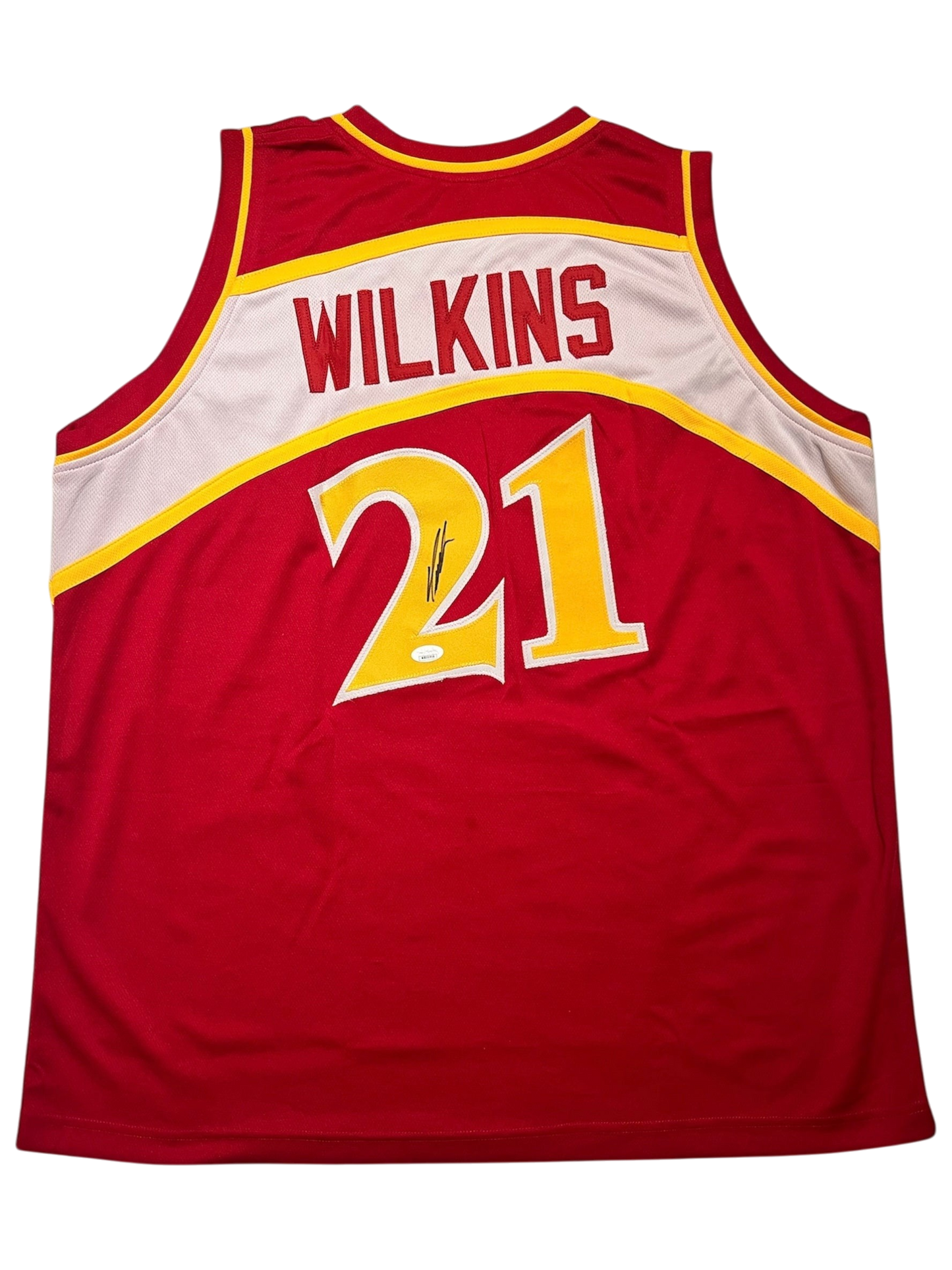 Atlanta Hawks Dominique Wilkins NBA signed Custom Jersey