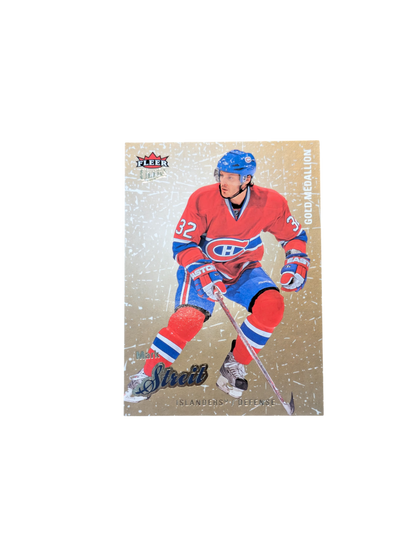 2008 Fleer Ultra Gold Medallion Montreal Canadiens Mark Streit #50 card