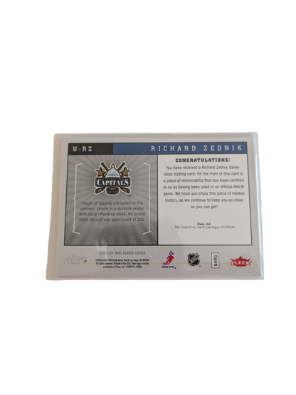 2006 Fleer Ultra Uniformity Montreal Canadiens Richard Zednik Patch Card