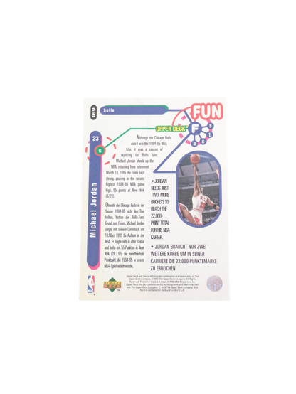 1995-96 Upper Deck Collector's Choice - Professor Dunk Michael Jordan #169 card