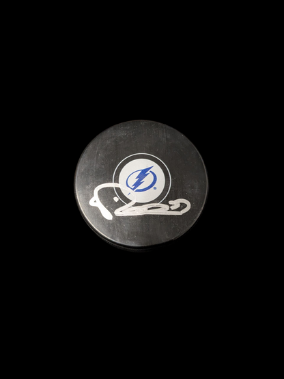 Triple Gold Club Tampa Bay Lightning Valtteri Filppula signed NHL Puck