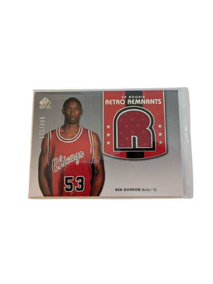 2005 Upper Deck SP Signature Edition Chicago Bulls Ben Gordon Patch Card