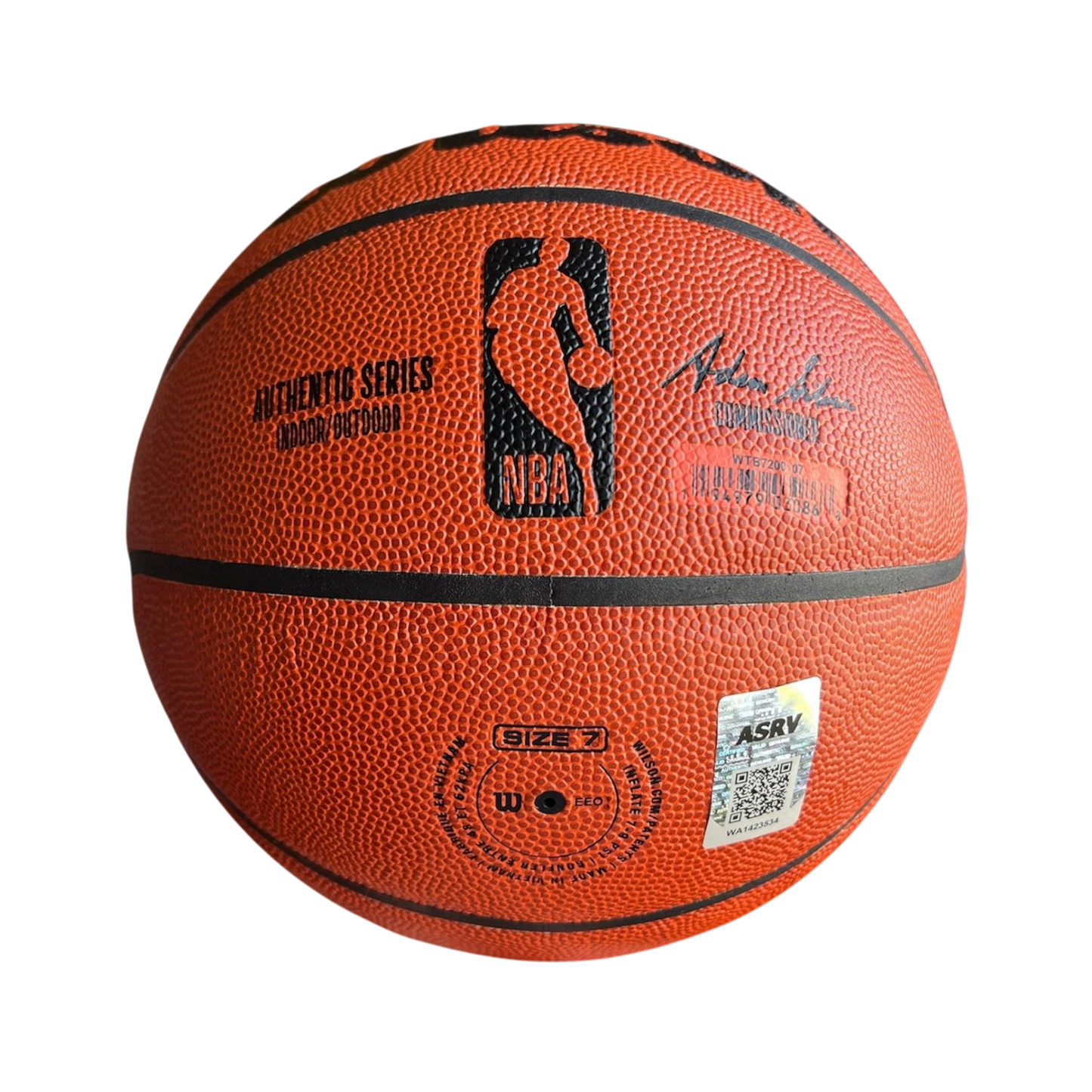 Dual Autograph Kyshawn George Thabo Sefolosha NBA Wilson signed Basketball
