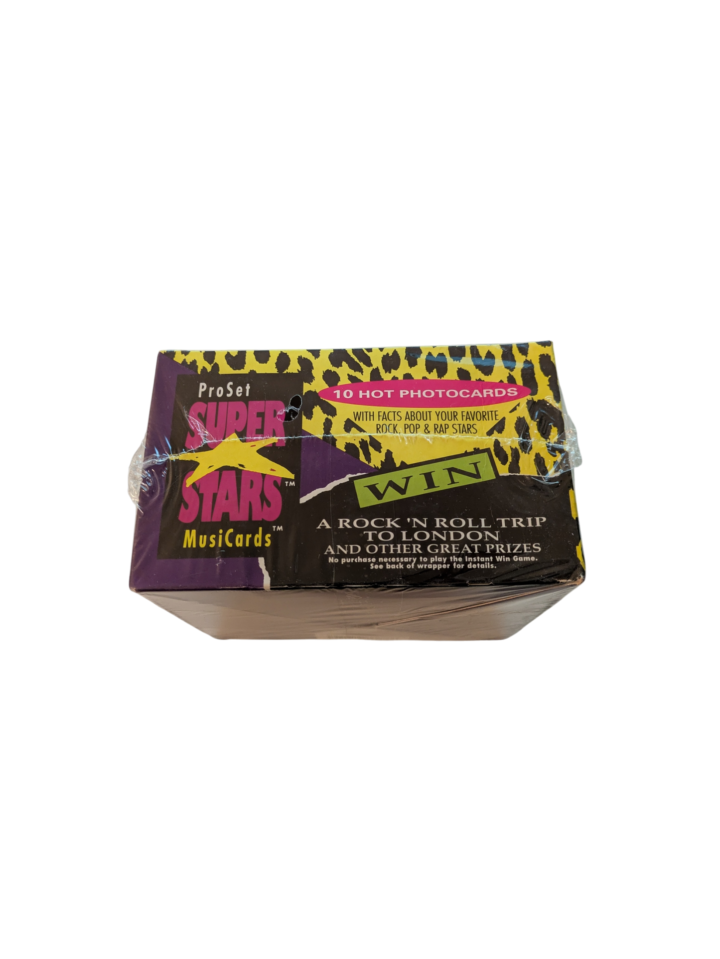 1991 Pro Set Super Stars MusiCards Hot Photocards Box