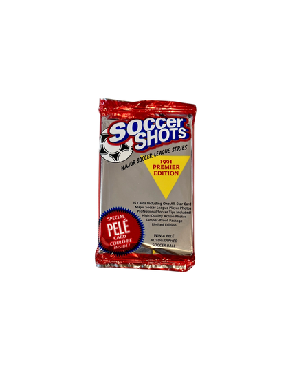 1991 World Soccer SOCCER SHOTS Premier Edition Card Pack
