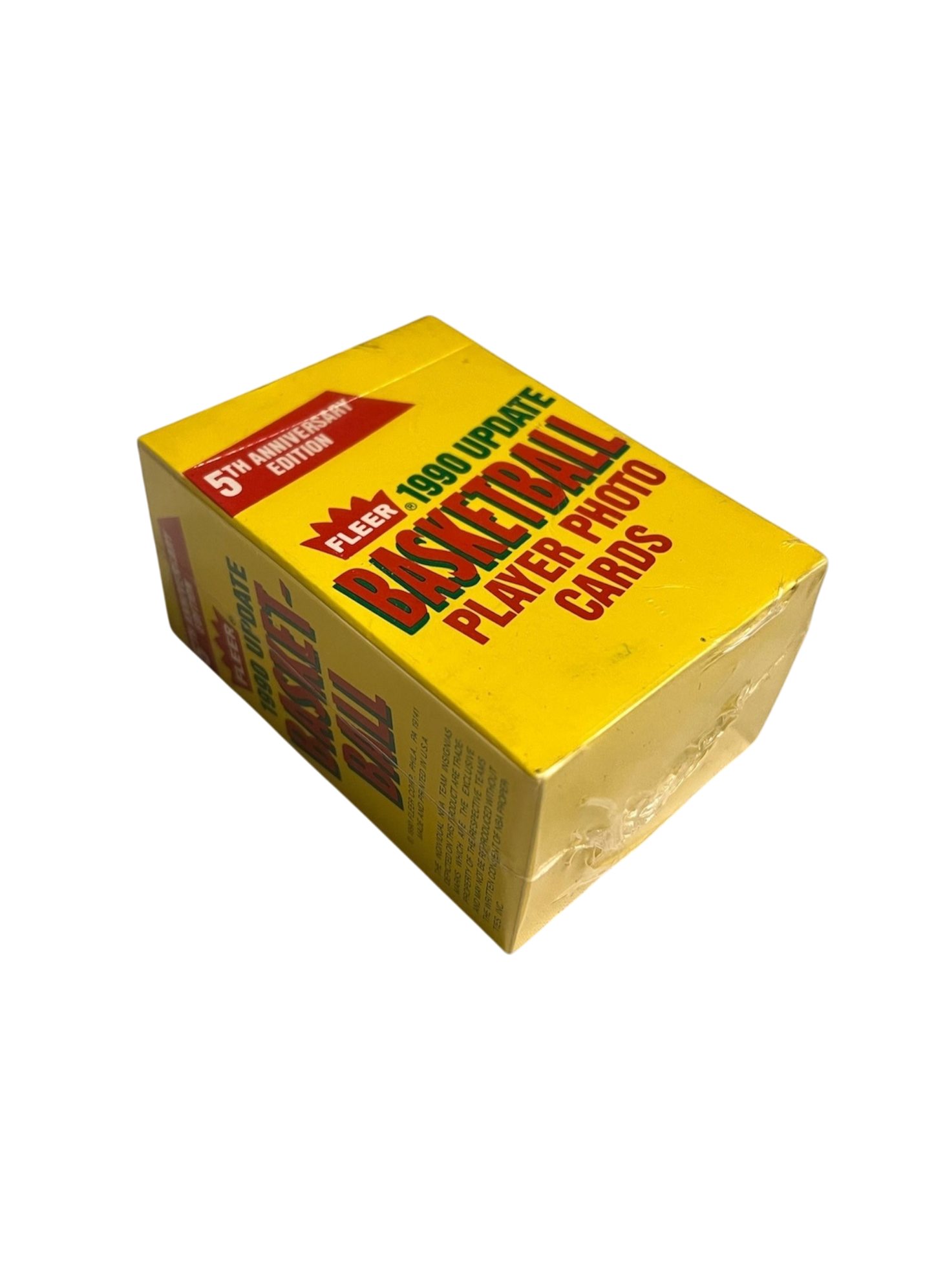 1990 Fleer Update Basketball Player Photo Blaster Box