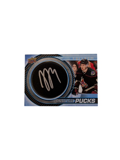 2022 Upper Deck Signature Pucks Phoenix Coyotes Janis Moser Auto Card