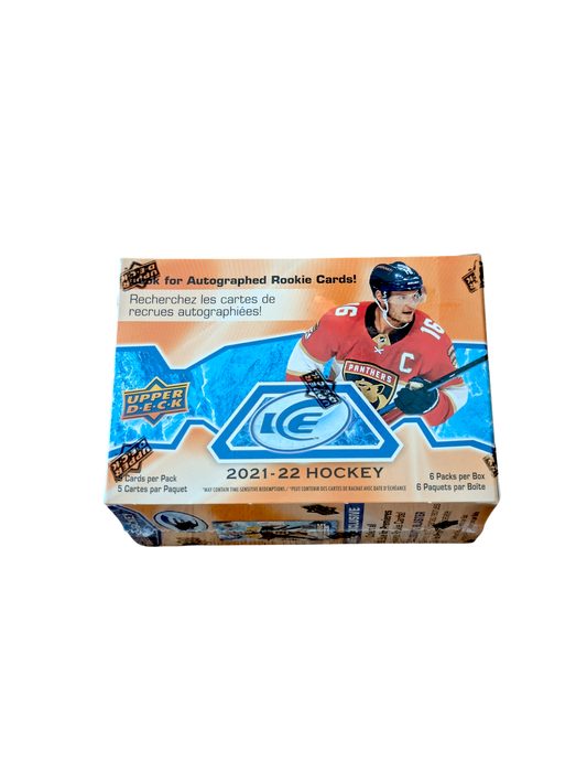2021-22 Upper Deck NHL Ice Hockey Blaster Box