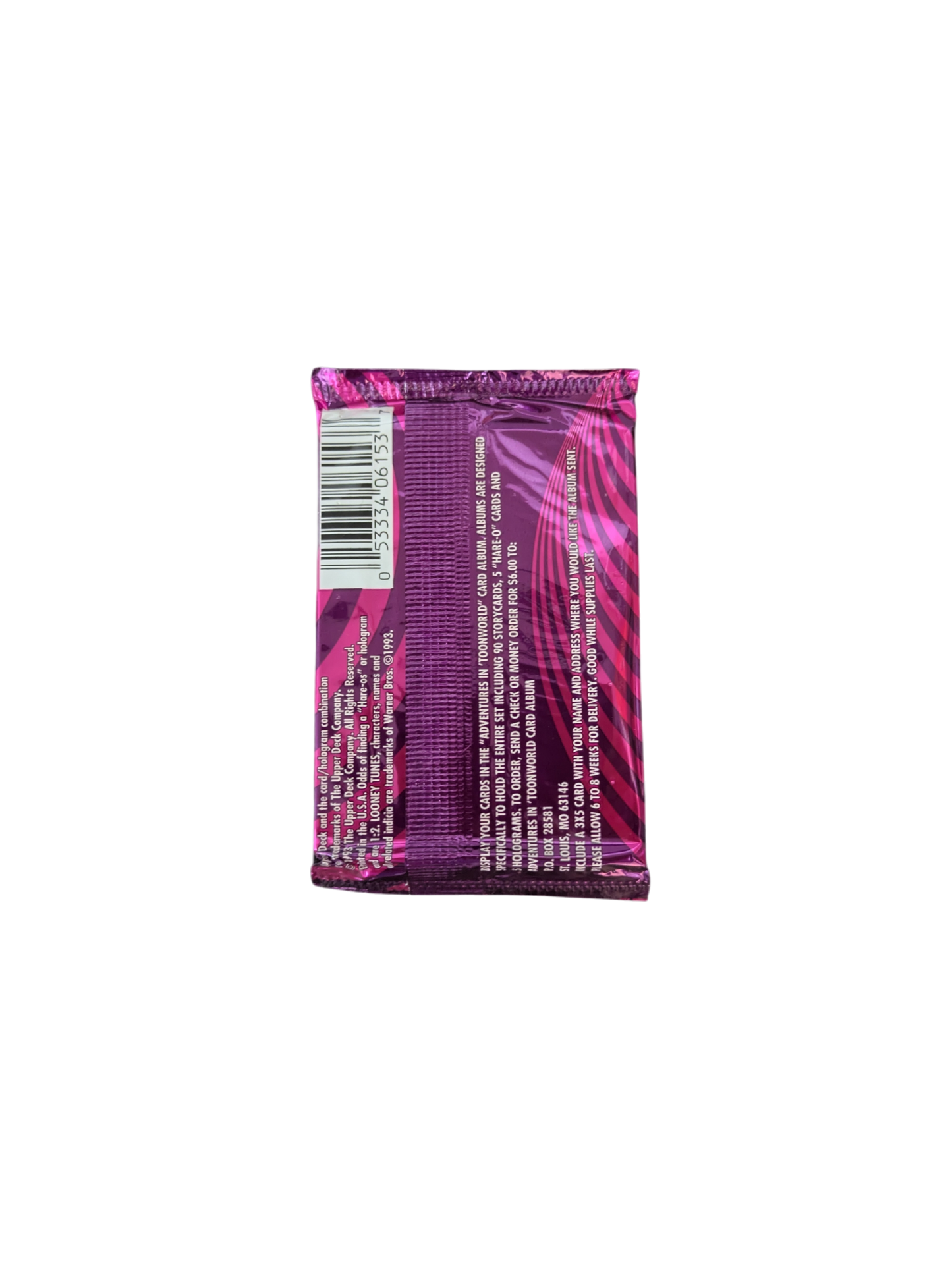 1993 Upper Deck Adventures in Toon World Hobby Pack