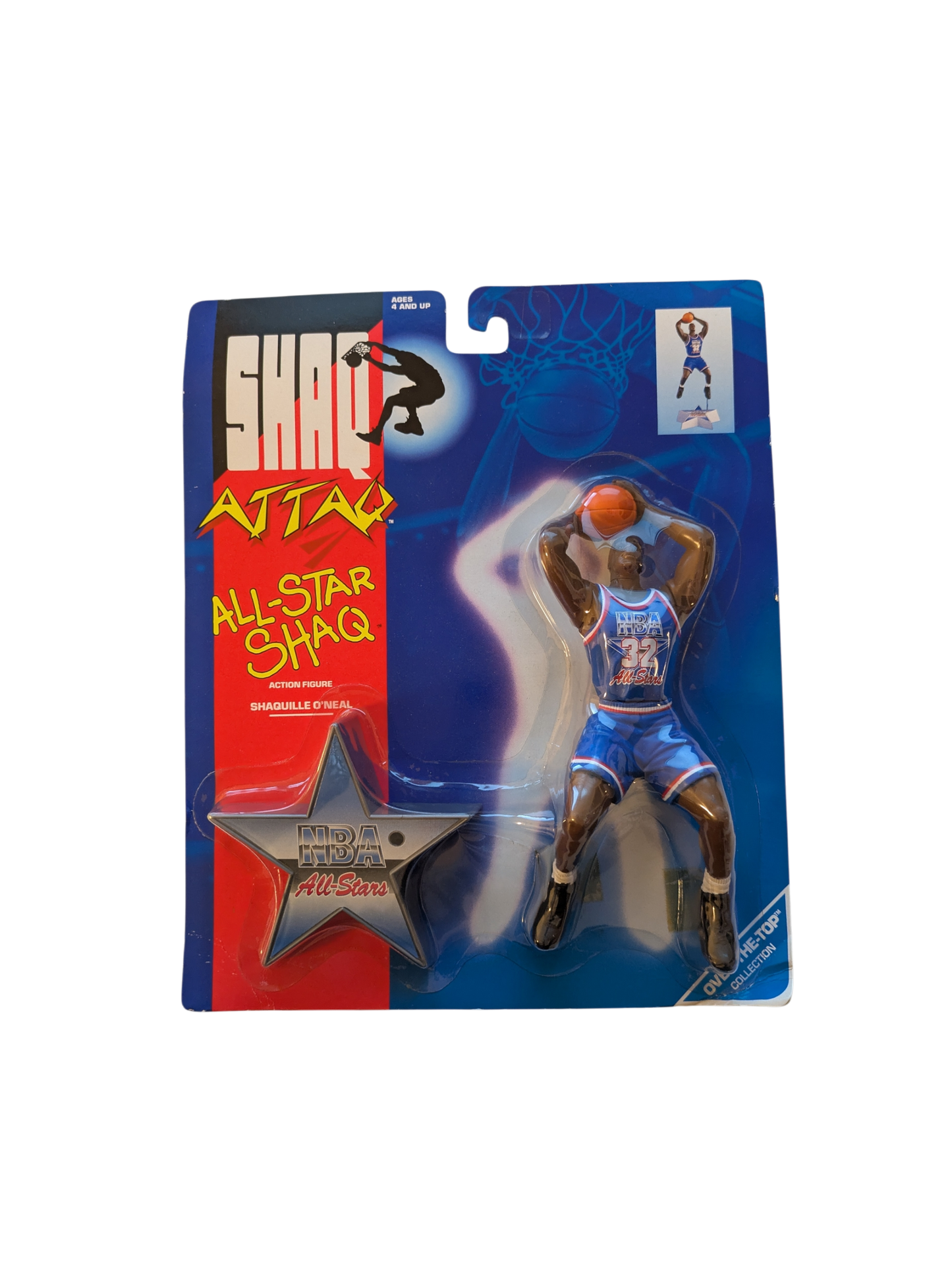 1993 Kenner Shaq Attaq Shaquille O'Neal All Star Shaq Action Figure