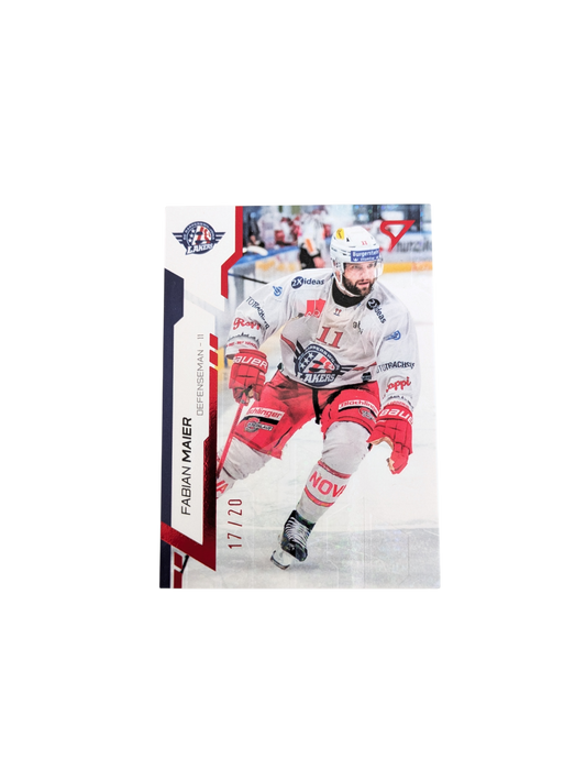 2025 SportZoo National League Rapperswil Fabian Maier 17/20 Red card