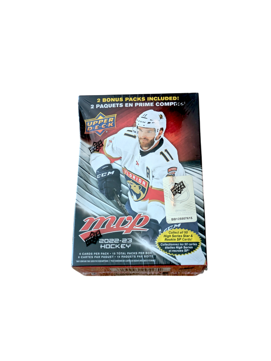 2022-23 Upper Deck NHL Hockey MVP Blaster Box