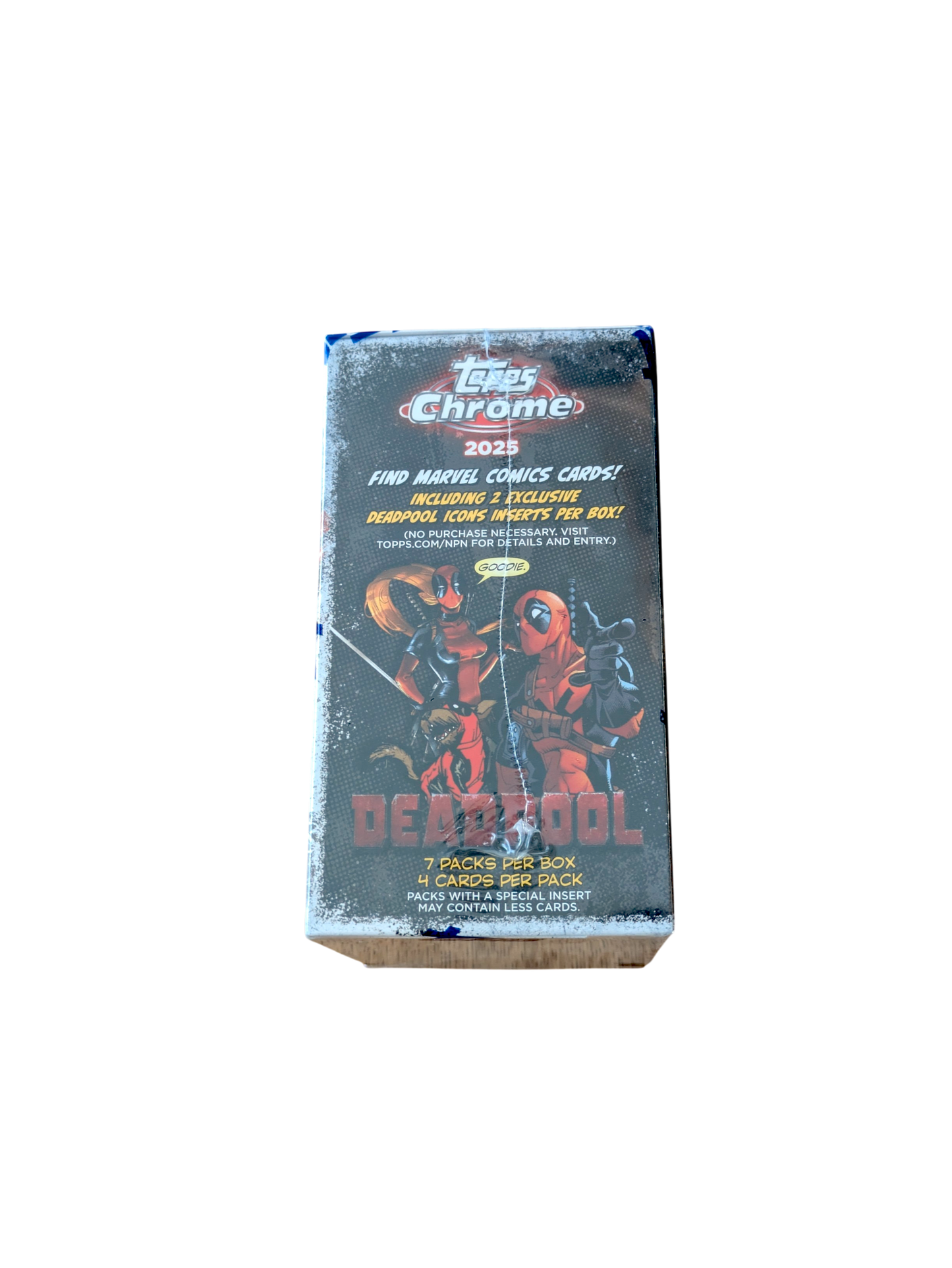 2025 Topps Chrome Deadpool Blaster Box