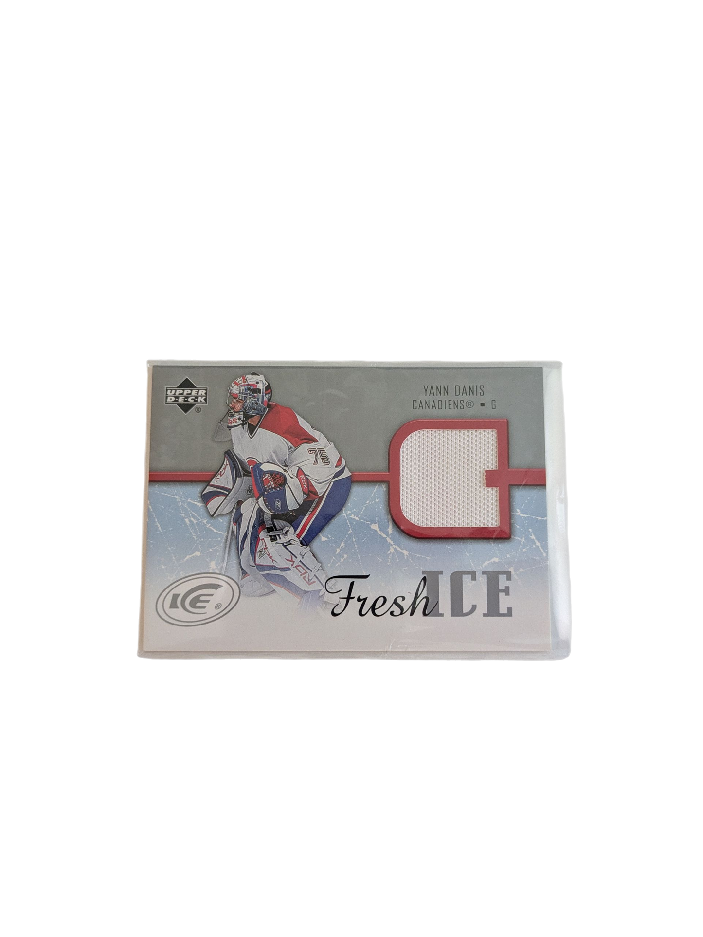2005 Upper Deck Fresh Ice Montreal Canadiens Yann Danis Patch Card