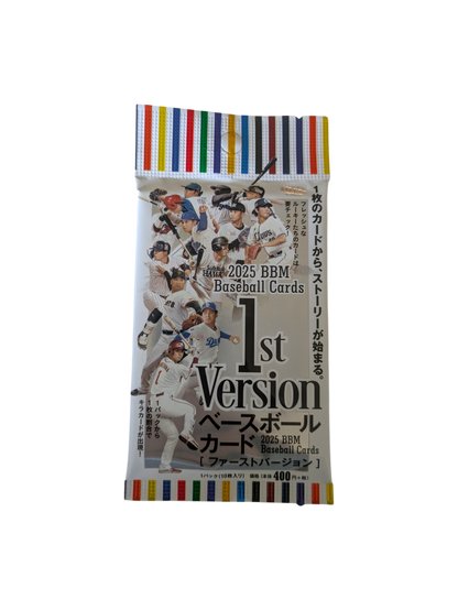 2025 BBM NPB Japan Pro Baseball 1st Version Booster Pack