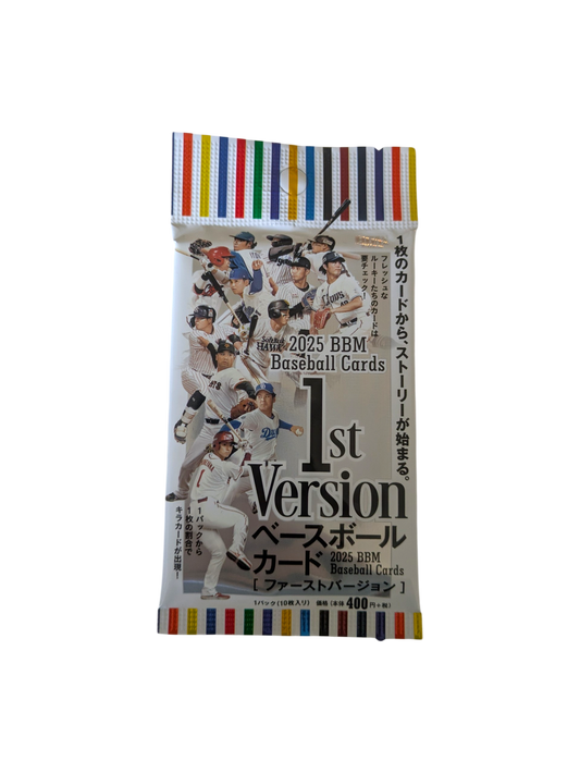 2025 BBM NPB Japan Pro Baseball 1st Version Booster Pack