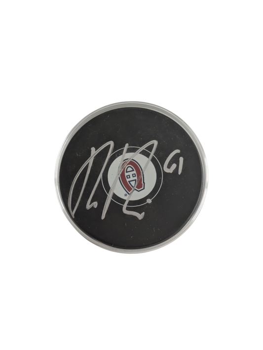 Montreal Canadiens Raphael Diaz signed NHL Puck